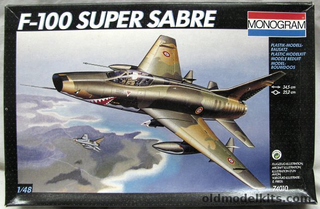 Monogram 1/48 F-100 Super Sabre, 74010